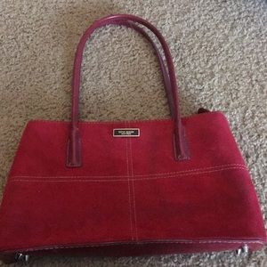 Kate Spade red suede purse